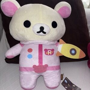 Rilakkuma Korilakkuma Plush Toy Astronaut Space Rocket San-X Japan Kids